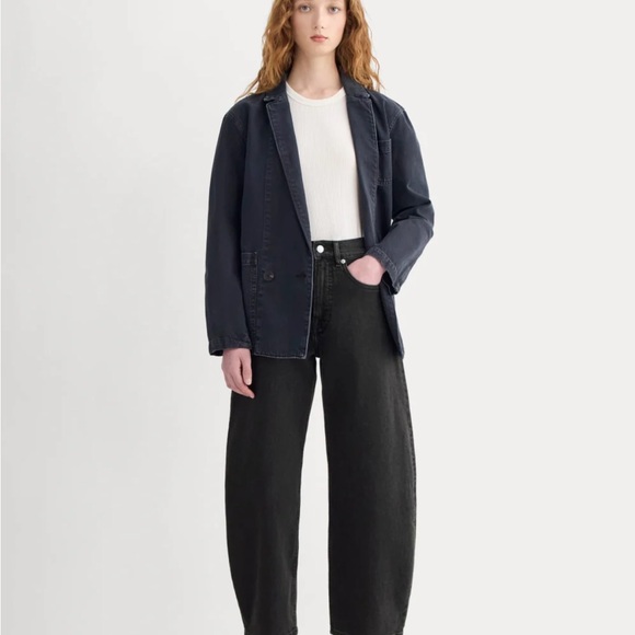 Everlane Women's Way-High Curve Jeans - High Rise Jeans - Black - Picture 8 of 8